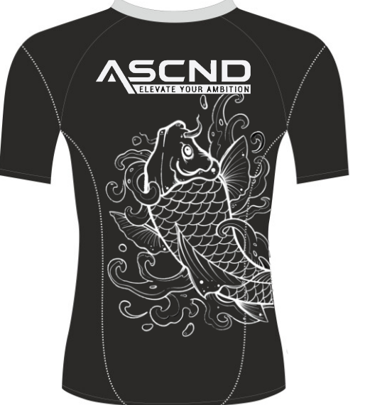 SHORT SLEEVE KOI RASH GUARD